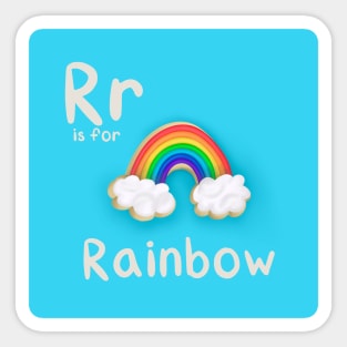 R is for Rainbow Sticker